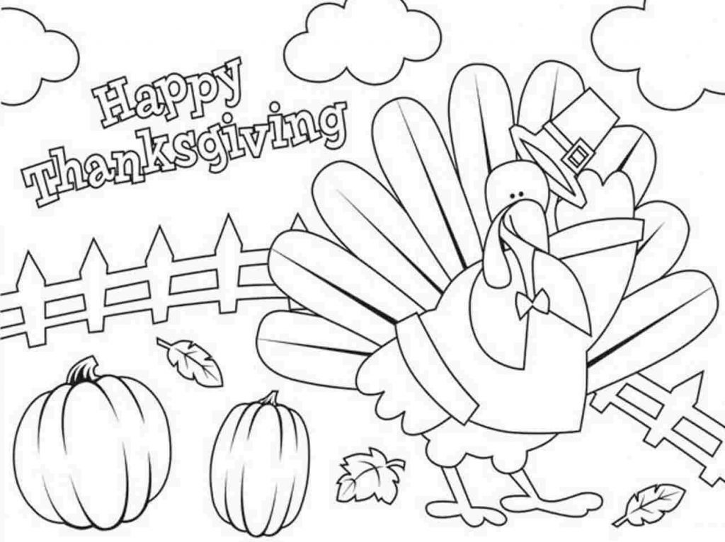 Thanksgiving Coloring Pages For Toddlers